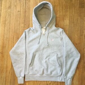 Vintage heavyweight Champion Light Gray Men's Hoodie